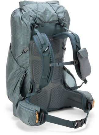 REI Co-op Flash Air 50 Pack - Women's Back view (Granite Peak Blue)