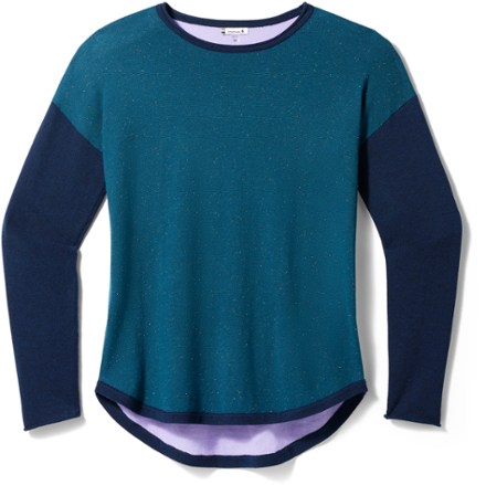 Smartwool Shadow Pine Colorblock Crew Sweater - Women's 0