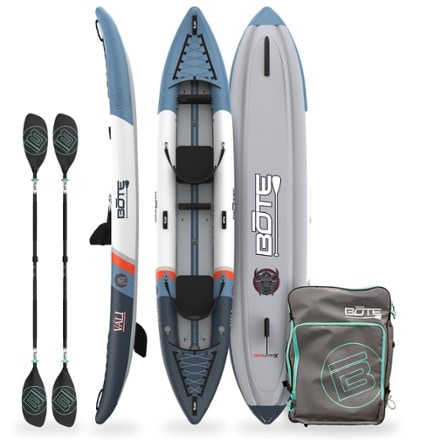 BOTE Vali Ultralight Tandem Inflatable Kayak with Paddles - 15' 0