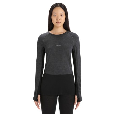 Icebreaker 125 ZoneKnit Long-Sleeve Crewe Base Layer Thermal Top - Women's 1