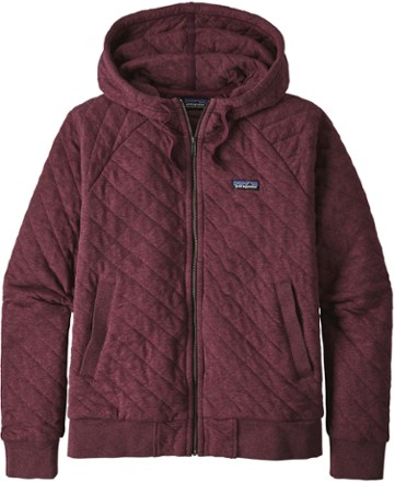 quilted hoodie women's