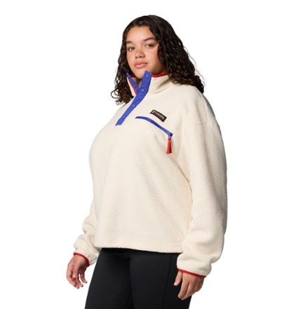 Columbia Helvetia II Cropped Half-Snap Fleece Pullover - Women's 7