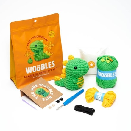 The Woobles Fred the Dinosaur Crochet Kit 1