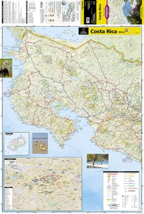 National Geographic Costa Rica Adventure Map 1