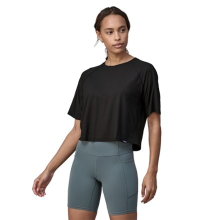 Patagonia Capilene Cool Trail Crop T-Shirt - Women's 1