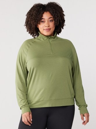 REI Co-op Active Pursuits Long-Sleeve Quarter-Zip Pullover - Women's 1