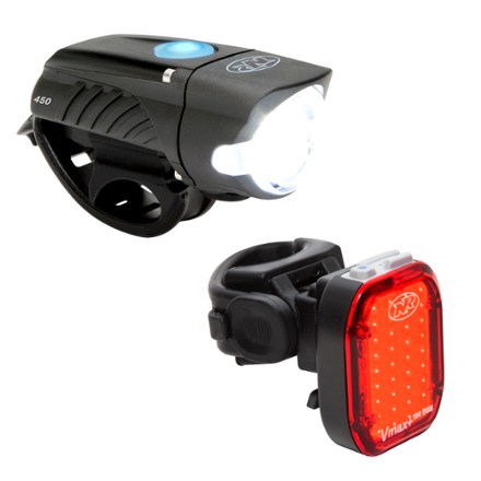 NiteRider Swift 450 Headlight and Vmax+ 180 Taillight Set 1