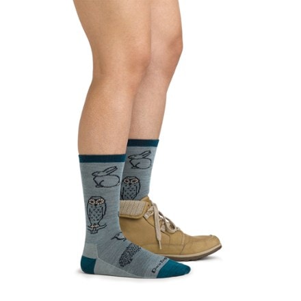 Darn Tough Woodland Creatures Crew Lightweight Lifestyle Socks - Women's 3