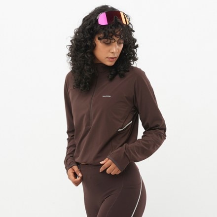 Salomon Sense Aero Hybrid Cropped Pullover - Women's 1