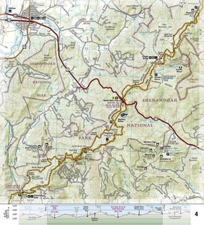 National Geographic Appalachian Trail: Calf Mountain to Raven Rock Topographic Map Guide 2