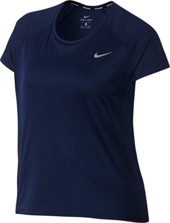 blue nike miler tshirt