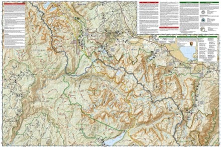 National Geographic Mammoth Lakes and Mono Divide Trail Map 2