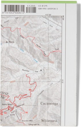 Wilderness Press San Gabriel Mountains Map - 6th Edition 1