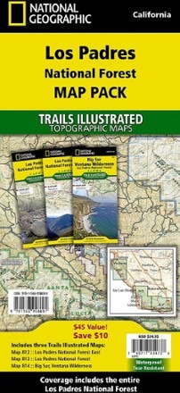 National Geographic Los Padres National Forest Map Pack 0