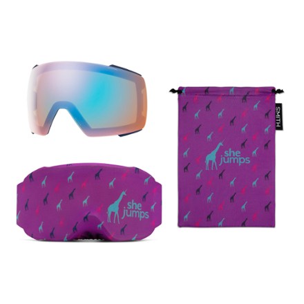 Smith I/O MAG ChromaPop Snow Goggles with gogglesoc 8