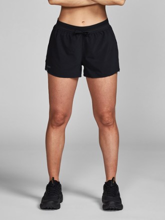 Women's Running Shorts, Stellar & Black