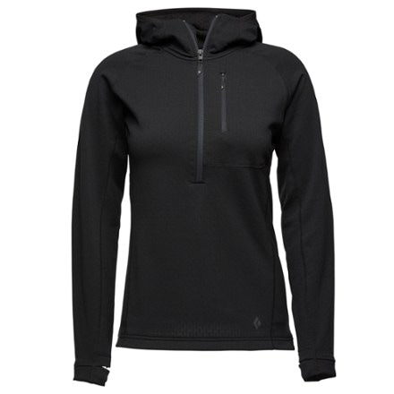 Black Diamond Coefficient LT Fleece Quarter-Zip Hoodie - Women's 0