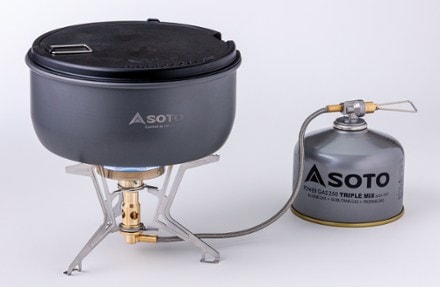 Soto Fusion Trek Stove Gas canister and pot not included