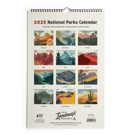 The Landmark Project 2025 National Parks Calendar 2