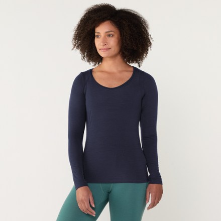 Icebreaker Siren Sweetheart Long Underwear Top - Women's 1