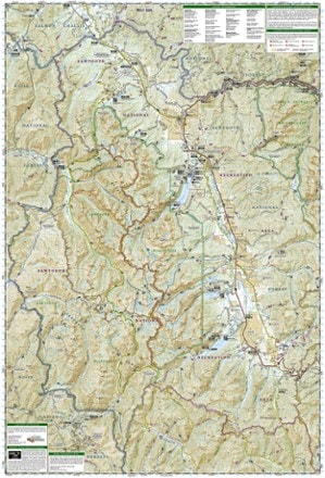 National Geographic Sawtooth National Recreational Area Topographic Map 2