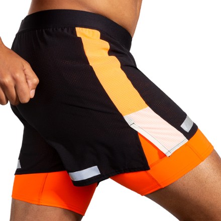 Brooks Run Visible 5" 2-in-1 Shorts 2.0 - Men's 3