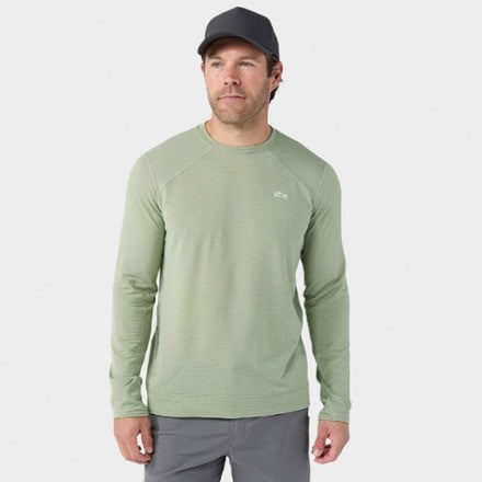 Stio Trax Power Grid Crew Pullover - Men's 1