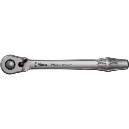 Wera 8004 A Zyklop Metal Ratchet with 1/4" Drive and Switch Lever 0