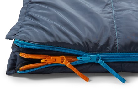 The North Face Dolomite One Sleeping Bag Zipper detail