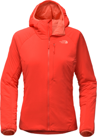 north face ventrix hoodie orange