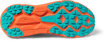 Challenger 7 Trail-Running Shoes - Men's [Sole view (Ceramic/Vibrant Orange)]