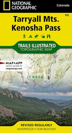 National Geographic Tarryall Mtns. / Kenosha Pass Topographic Map 0