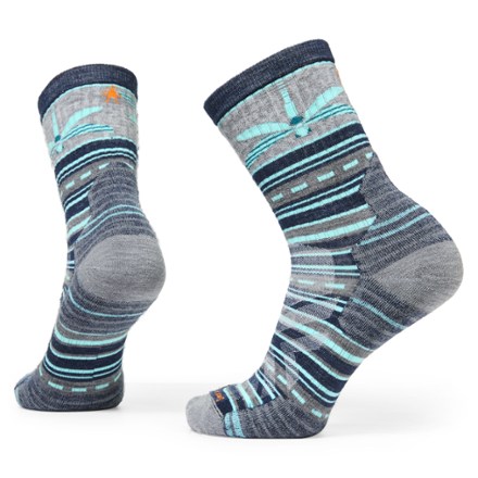 Smartwool Hike Targeted Cushion Dragon Stitch Mid Crew Socks - Women's 0