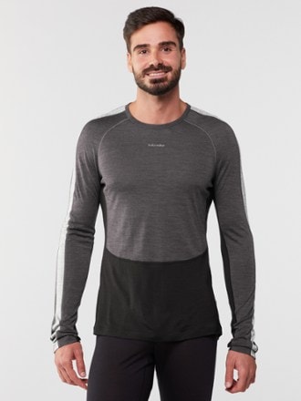 Icebreaker 125 ZoneKnit Long-Sleeve Crewe Base Layer Top - Men's 1