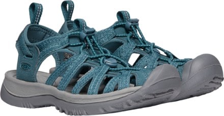 KEEN Whisper Sandals - Women's Side view (Smoke Blue)