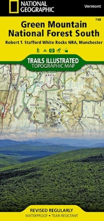 National Geographic Green Mountain National Forest South Topographic Map 0