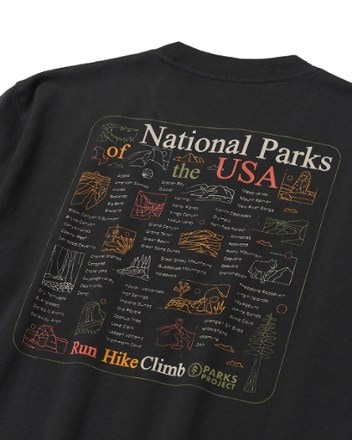 Parks Project Parks Outline Checklist T-Shirt 6