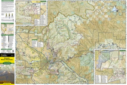 National Geographic Missoula / Mission Mountains Topographic Map 1