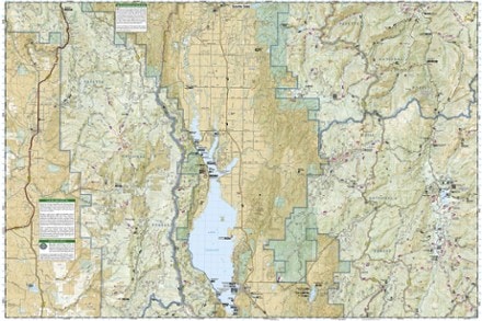 National Geographic McCall and Cascade Map 1