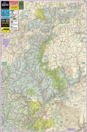 Purple Lizard Maps Pine Creek Pennsylvania Grand Canyon Map 5