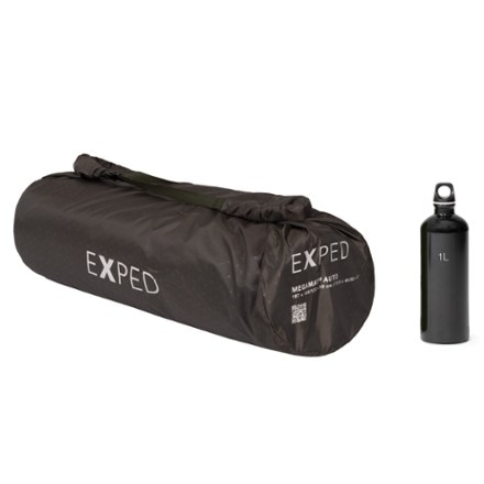 Exped MegaMat Auto Sleeping Pad Water bottle not included