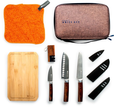 Cutting Board & Knife Set