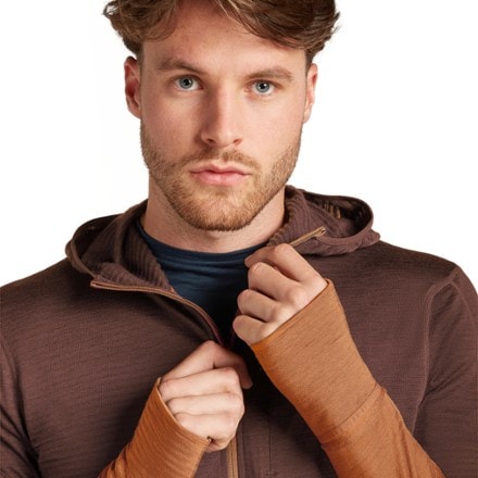 Icebreaker Merino Blend 200 Realfleece Descender Long-Sleeve Half-Zip - Men's 8