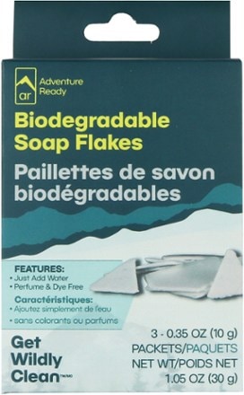 Adventure Ready Biodegradable Soap Flakes Refill - Package of 3 Packets 0