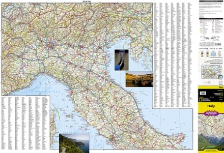 National Geographic Italy Adventure Travel Map 1