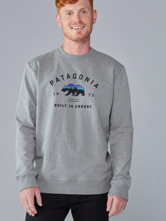 m's arched fitz roy bear uprisal crew sweatshirt