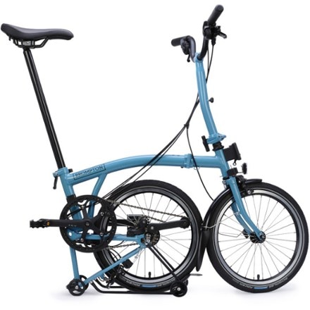 Brompton C Line 4-Speed Mid Handlebar Bike with Rack 1