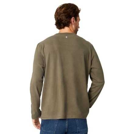 Free Country Sueded Pique Long-Sleeve Crew Shirt - Men's 1