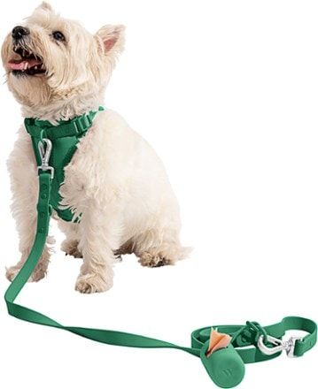 Wild One Waterproof Dog Leash Harness and poop bag carrier not included