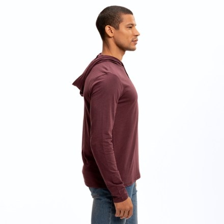 Threads 4 Thought Durable Henley T-Shirt Hoodie - Men's 2